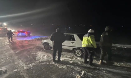 Doğanşehir - Çelikhan Yolu Trafiğe Kapatıldı