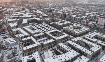 Küllerinden doğan Malatya Çarşısı Havadan Görüntülendi