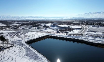 Malatya Karla Beyaza Büründü