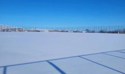 Malatya’da Amatör Futbola Kar Engeli