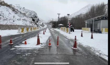 Malatya’da Darende- Gürün Yolu Trafiğe Kapatıldı