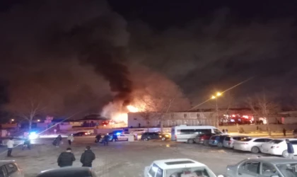 Malatya’da İşçilerin Kaldığı Konteynerde Yangın