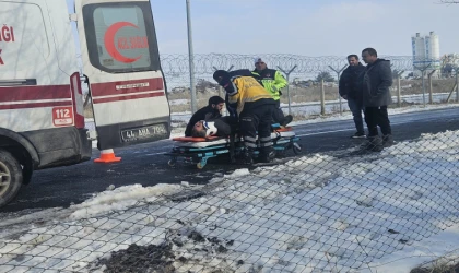 Malatya’da Minibüs Kaza Yaptı 1 Yaralı