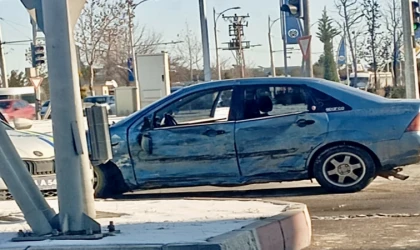 Malatya’da Trafik Kazası 2 Yaralı
