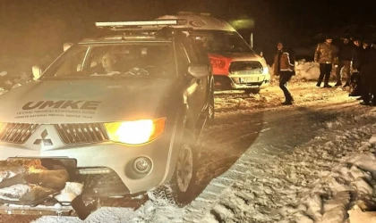Malatya’da Yoğun Kar Nedeniyle İki Hastaya UMKE Müdahalesi