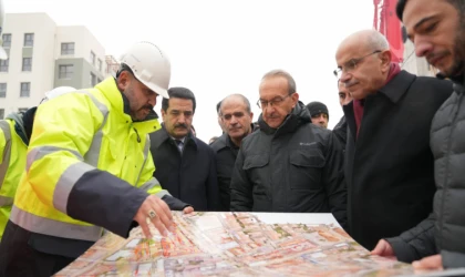 Vali Yavuz ve Başkanlar Fuzuli‘de İncelemelerde Bulundular