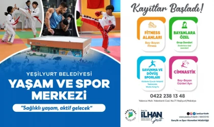 Yeşilyurt’ta Yaşam ve Spor Merkezinde Kayıtlar Başladı
