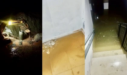 Doğanşehir TOKİ’de Su Baskınına Hat Çözümü