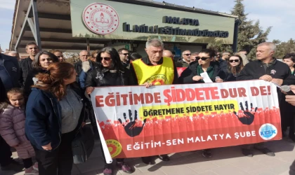 Malatya’da Eğitimcilerden Güvenlik Tepkisi!