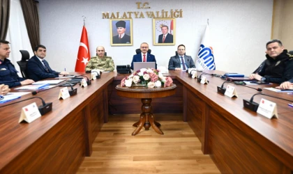 Malatya’da Güvenlik Ve Asayiş Toplantısı Yapıldı