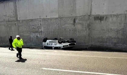 Akçadağ’da Belediye Aracı Kaza Yaptı 2 Yaralı