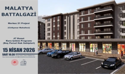 Malatya’da 108 Konut İçin Kura Çekimi Yapılıyor