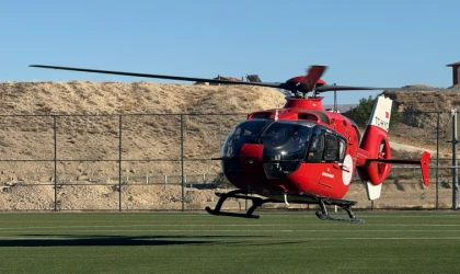Malatya’da Ambulans Helikopter Can Kurtarmaya Devam Ediyor