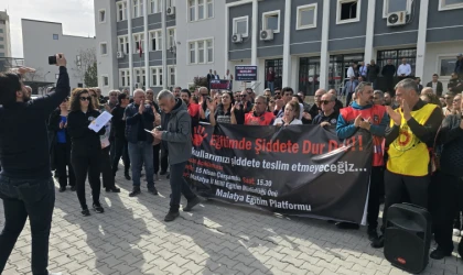 Malatya’da Eğitimcilerden Şiddet Tepkisi!