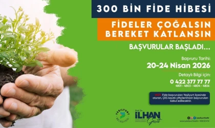 Yeşilyurt Belediyesi, 300 Bin Fidan Dağıtacak