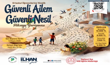 Yeşilyurt’ta Güvenli Ailem Güvenli Nesil" Hikâye Yarışması Düzenliyor