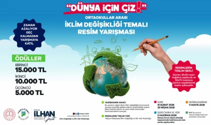 Yeşilyurt’ta Öğrencilere “Dünya İçin Çiz” Yarışması