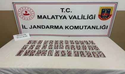 Malatya’da 550 Uyuşturucu Hap Ele Geçirildi