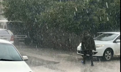 Malatya’da Sağanak Yağmur Kısa Süreliğine Etkili Oldu
