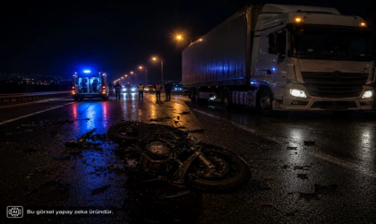 Malatya’da Tırla İle Motosiklet Çarpıştı 1 Ölü