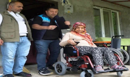 Malatya Büyükşehir’den Akülü Sandalye Desteği