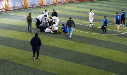 Malatya’da Halı Sahada Hayat Kurtaran Müdahale