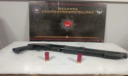 Malatya’da Kaçan Şüpheli Ruhsatsız Tüfekle Yakalandı