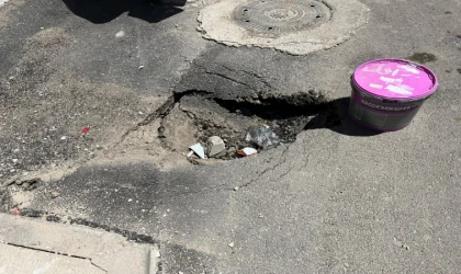 Malatya’da Yol Çökmelerine Tepki!