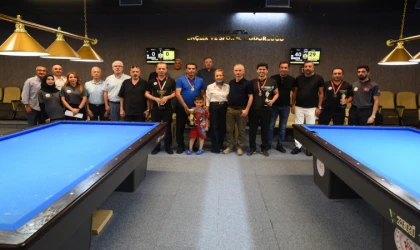 Malatya’da 3. Bant Bilardo Şampiyonası Tamamlandı