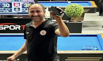 Malatyalı Bilardocu Türkiye Şampiyonu Oldu
