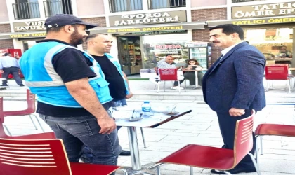 Başkan Taşkın’dan Yeni Çarşı Esnafına Ziyaret