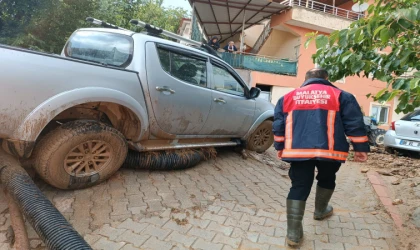 Malatya Hekimhan’da Sağanak Dereleri Taşırdı