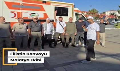 Malatya’dan Filistin’e 9 Kişi Dualarla Uğurlandı