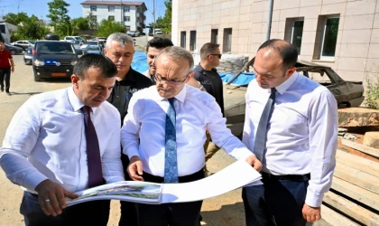 Vali Yavuz Pütürge’de Yatırımları Tek Tek Denetledi