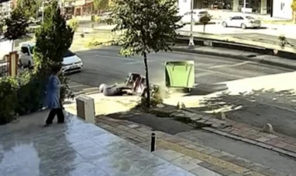Malatya’da Kontrolden Çıkan Otomobil Motosiklete Çarptı