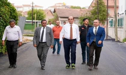 Yeşilyurt’ta Ulaşım Ağı Çalışmaları Hız kesmeden Sürüyor